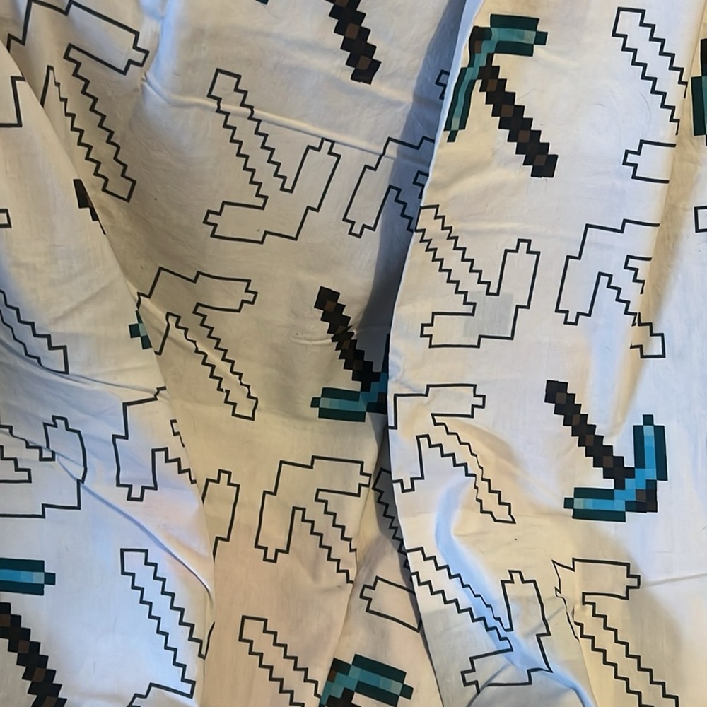 Minecraft reversible duvet cover twin-double